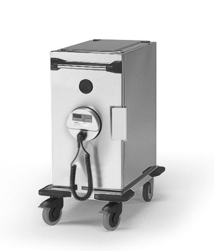 Rieber thermoport® 1600, Edelstahl, Frontlader, fahrbar, beheizbar