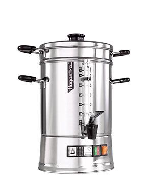 Hogastra Kaffeemaschine CNS 75 ECO Line mit flachem Deckel, 2 - 9,5 Liter