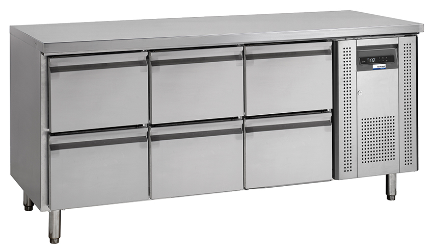 COOL-LINE Kühltisch KTM 3 - 6Z GN 1/1