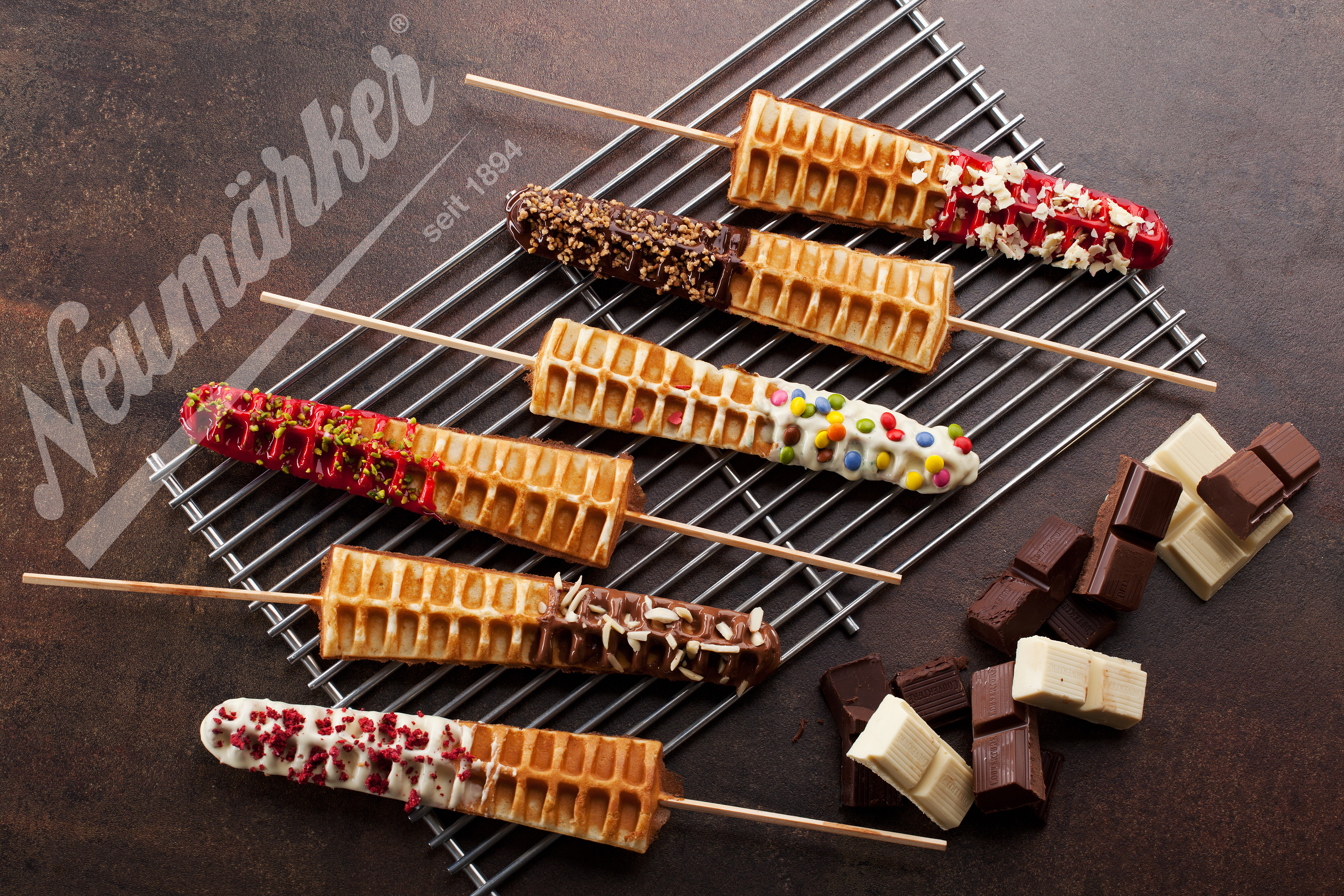 Neumärker Lolly-Waffel Wechselplatten (Gusseisen) für Thermocook® Neumärker Lolly-Waffel Wechselplatten (Gusseisen) für Thermocook®