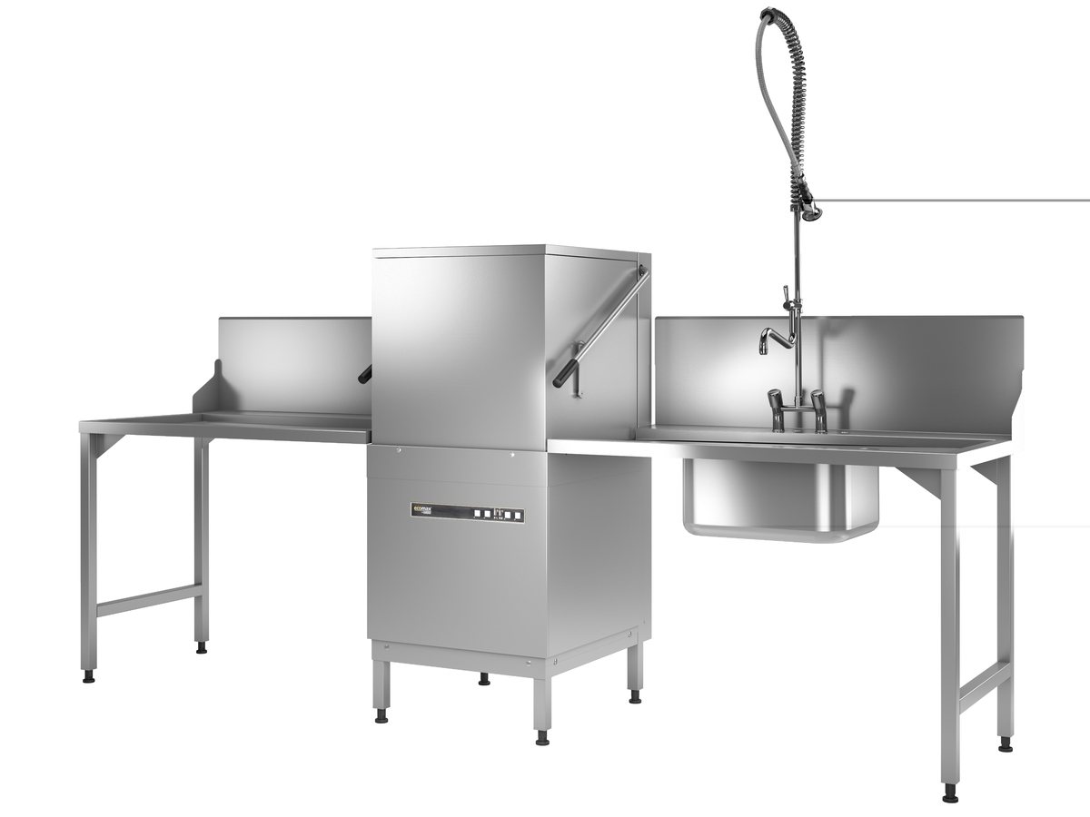 ecomax by HOBART Wandschlussblech für die linke Maschinenseite ecomax H604