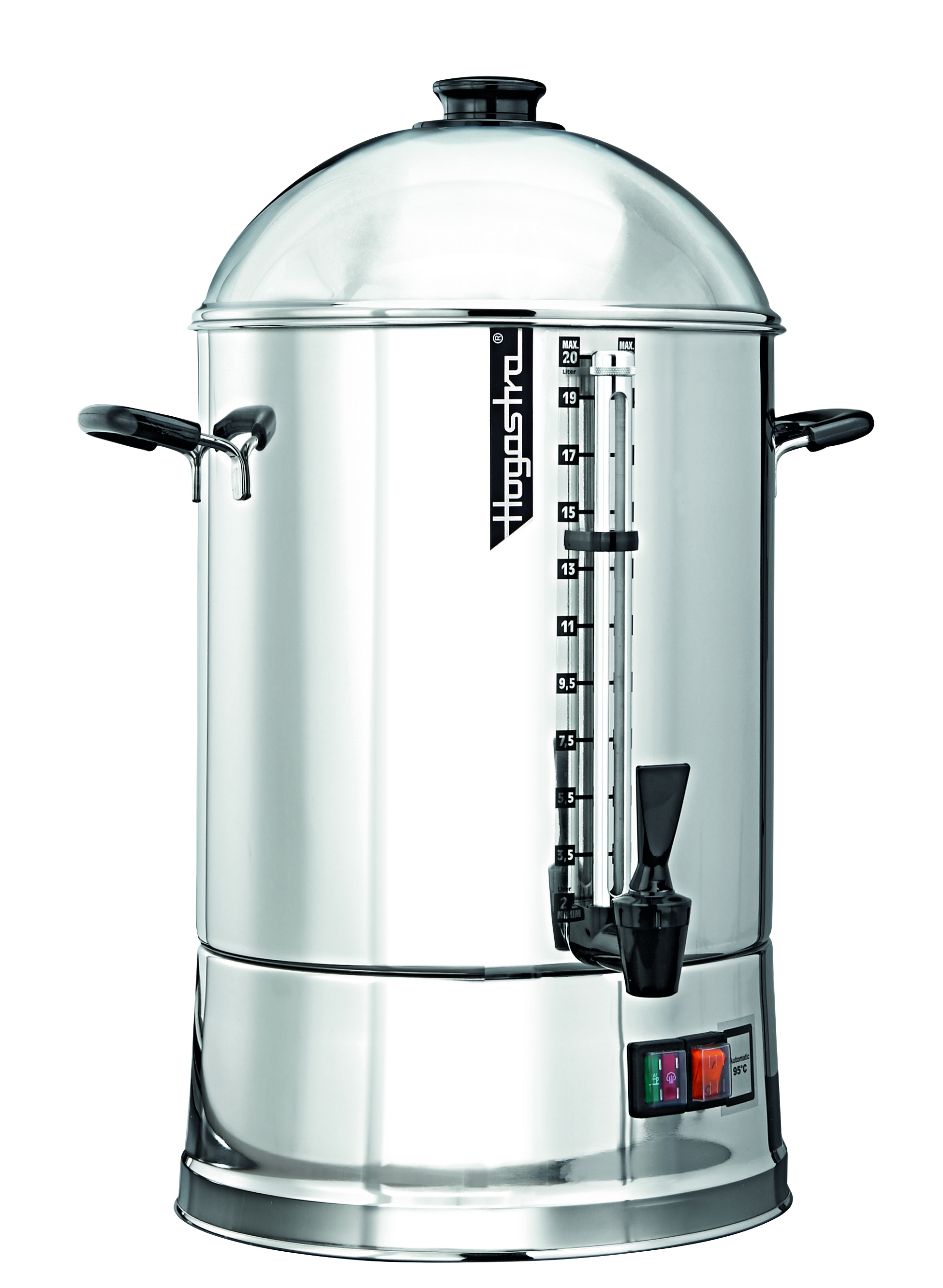 Hogastra Heißwasserautomat HWA 20 CLASSIC Line mit Domdeckel, 2 - 20 Liter