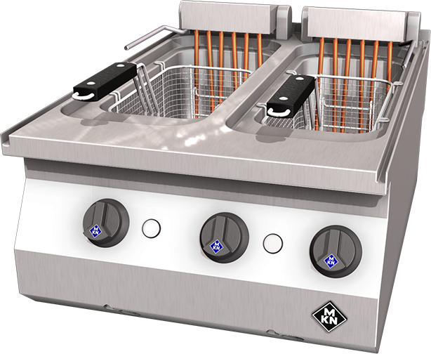 MKN Fritteuse LONDON  Elektro 12,5 Liter-Becken Counter SL