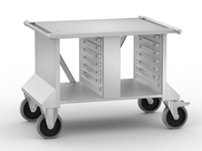 Untergestell UG II MobilityLine für Typ 6-1/1, 10-1/1, 14 Paar Auflageschienen, Seitenwände und Decke, Höhe 792 mm Artikelnummer 60.31.164