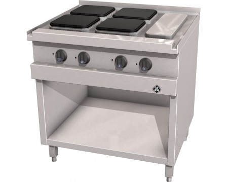 MKN Herd Elektro 4 Platten Serie Optima 700