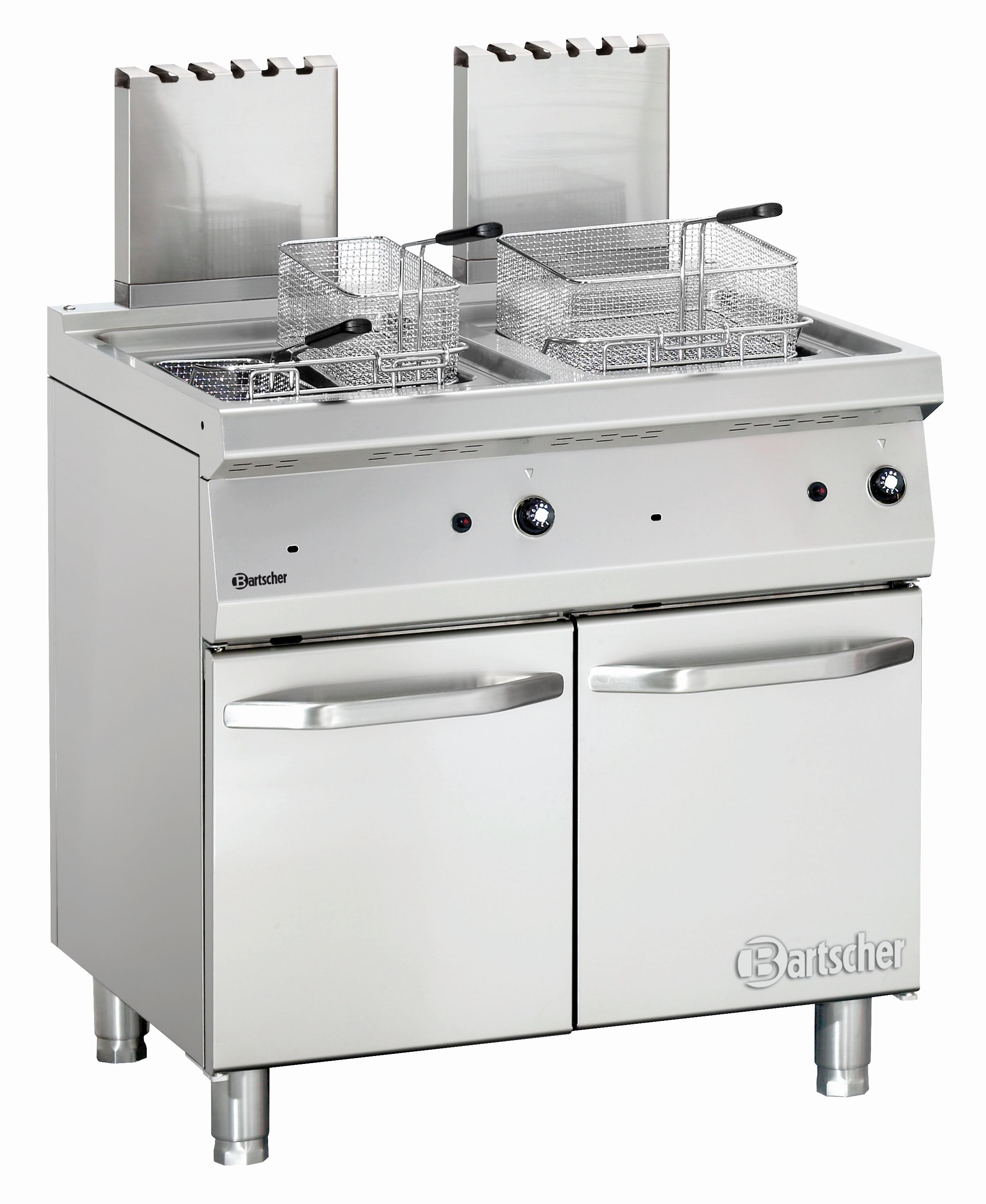 Bartscher Fritteuse Gas, 700, B800, 2x15L