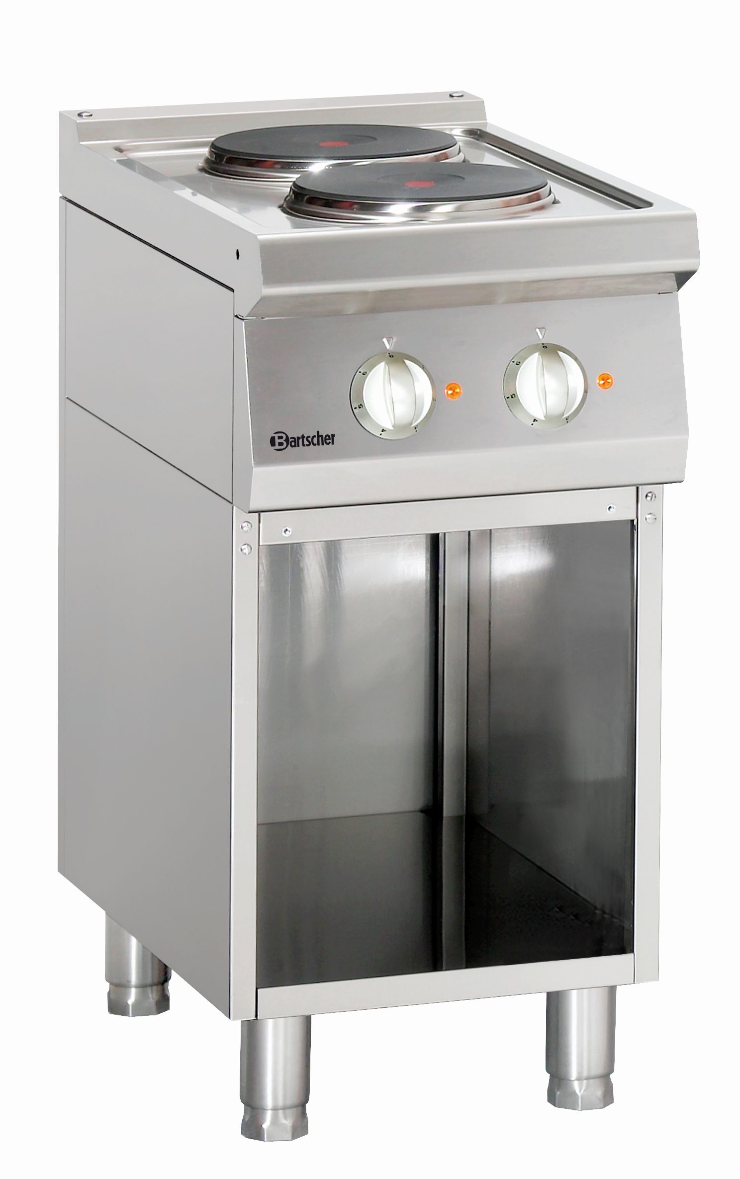Bartscher Elektroherd 700, B400, 2PL, UO