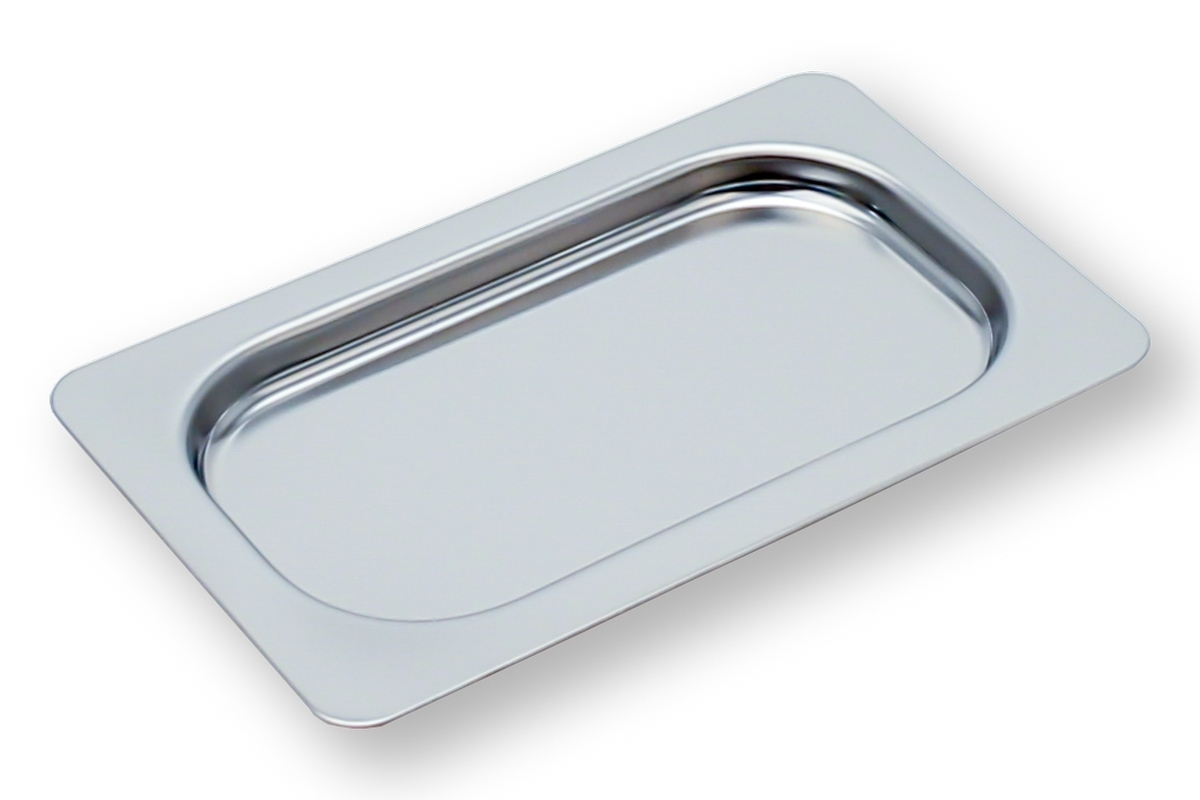 Rieber Steckdeckel GN 1/9 aus Edelstahl / Art.Nr. 84090108 Ausführung: ohne Ausschnitt für Griffe