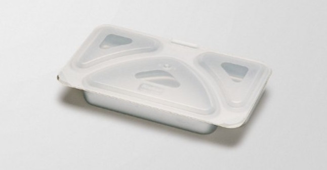 Rieber thermoport® 10 Speisenschale, 3-Teilung, Kunststoff mit Deckel