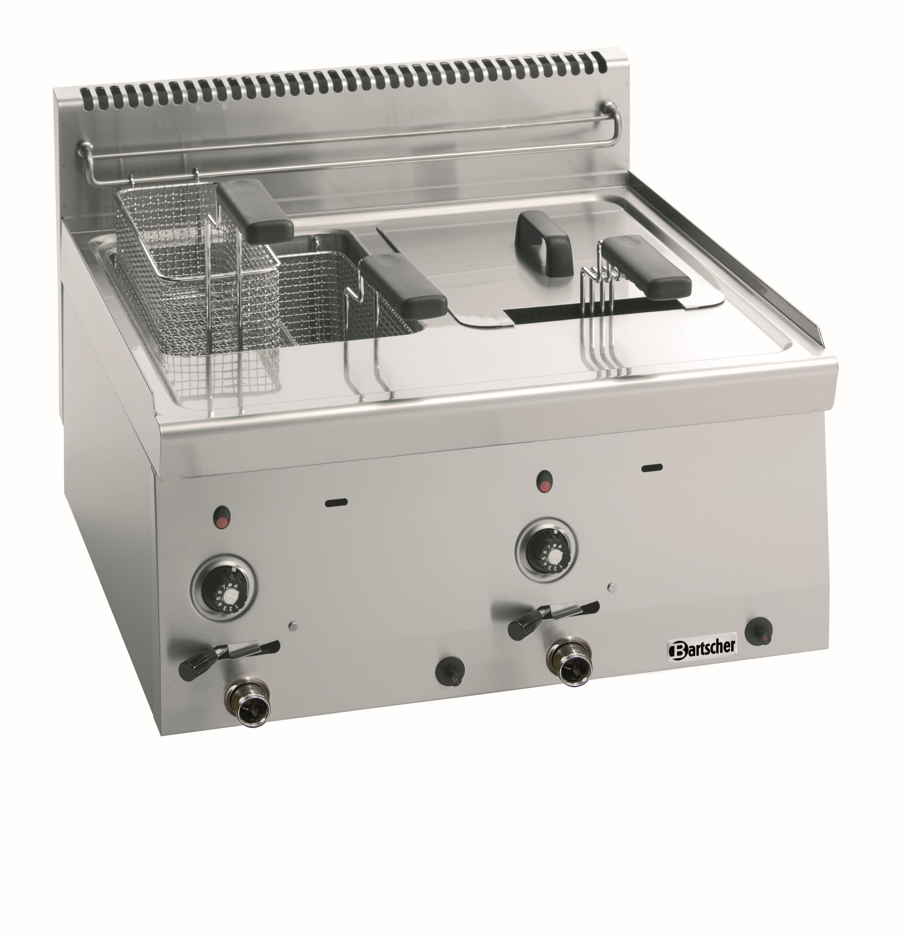 Bartscher Fritteuse Gas 600, B600, 2x8L