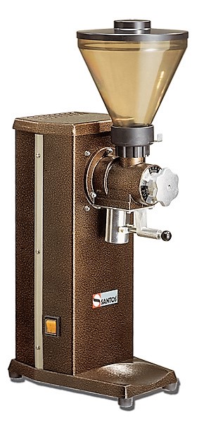 Dynamic Santos Kaffeemühle mit Beutelhalterung braun