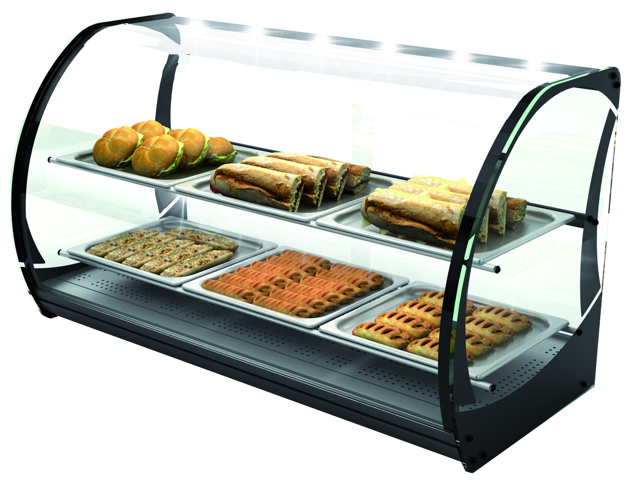 Neumärker Warmhaltevitrine Honda 6x 2/3 GN x 20 mm