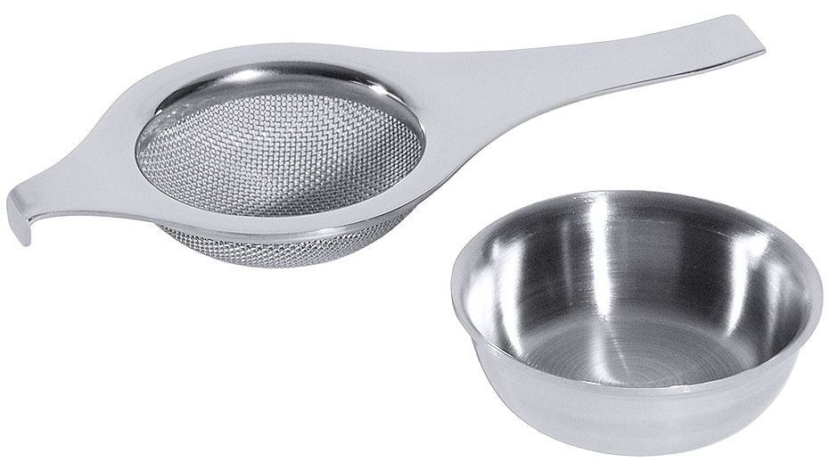 Contacto Teesieb mit Schale - mit Schalen