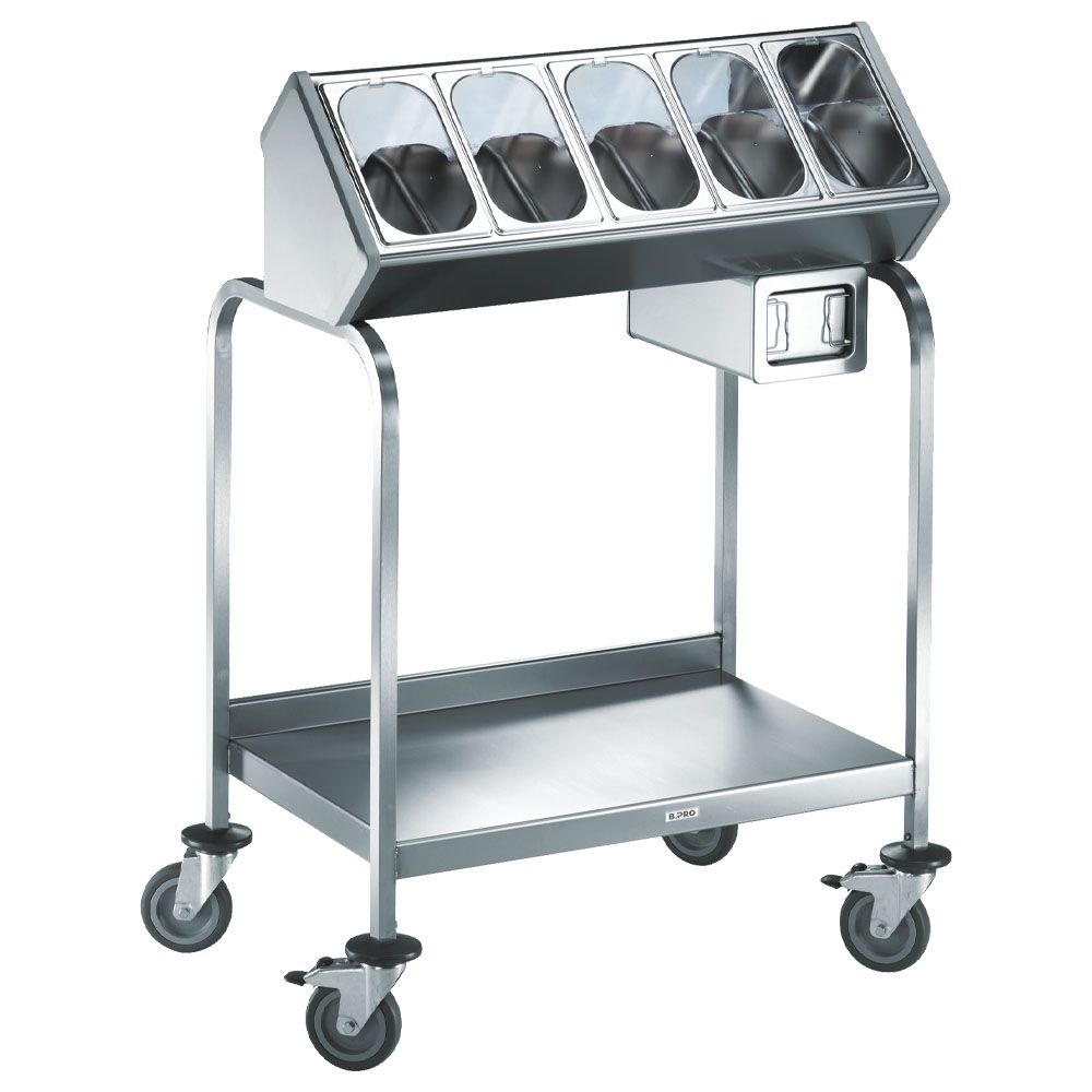 B.PRO  BASIC LINE Besteck- und Tablettwagen BT 400