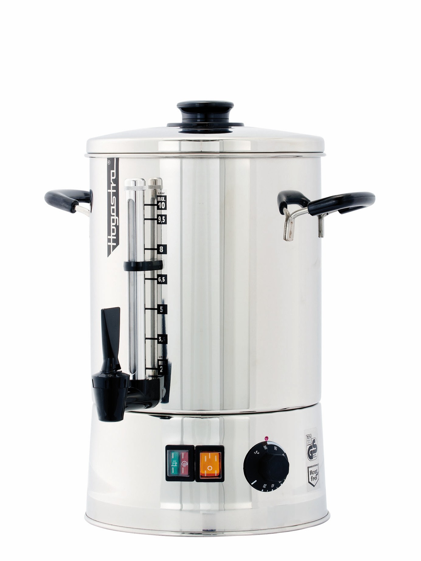 Hogastra Heißwasserautomat HWT 10 ECO Line mit flachem Deckel, 2 - 10 Liter