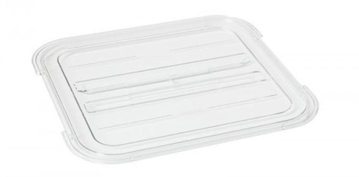 Rieber Flachdeckel GN 2/3 transparent aus Polycarbonat