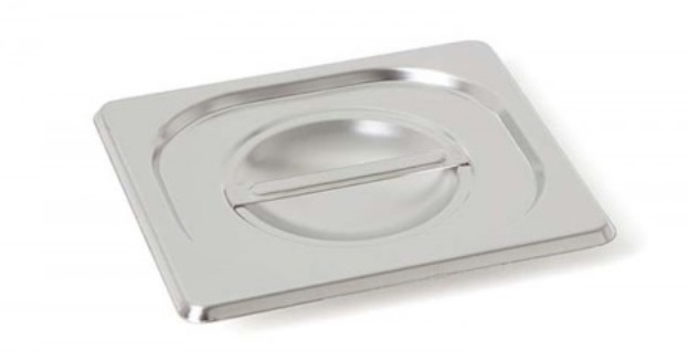 Rieber Flachdeckel GN 1/6 aus Edelstahl