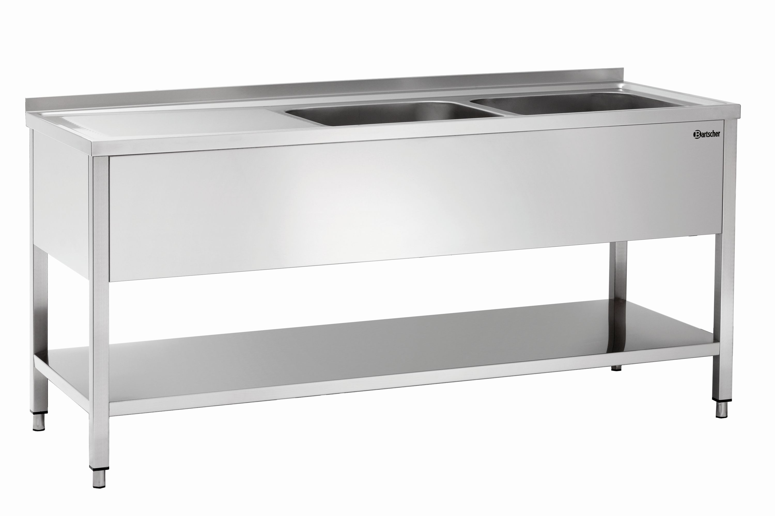 Bartscher Spüle 700, 2 Becken RE