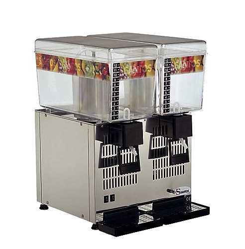 Dynamic Santos Dispenser für gekühlte Getränke mit zwei Behältern