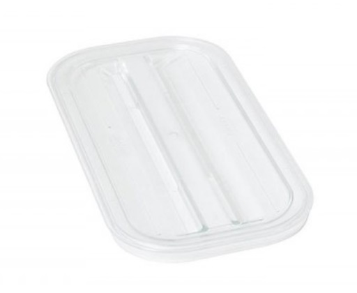 Rieber Flachdeckel GN 1/3 transparent aus Polycarbonat