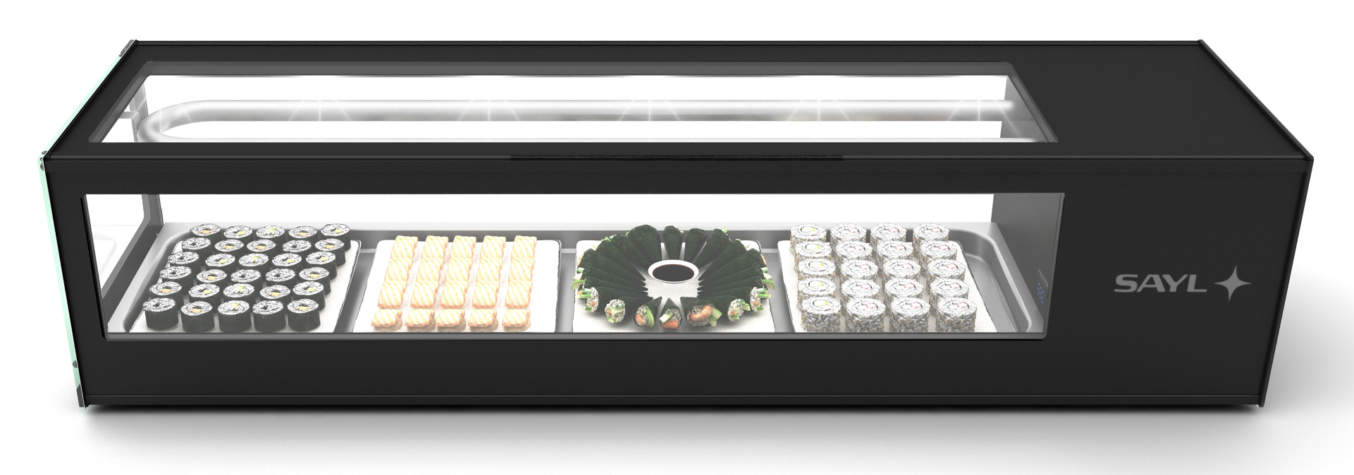 Neumärker Kühlvitrine Logic Sushi 6 6x 1/3 GN x 40 mm