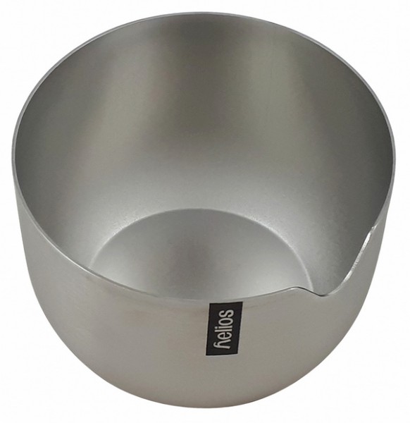 Helios Edelstahl Zuckerdose mit Deckel "Serve Sugar", 0,4 Liter, matt