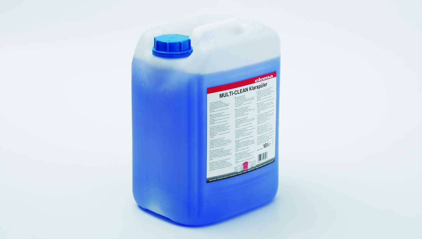 Eloma Vorteilsangebot 6 Kanister 10 Liter Eloma MULTI-CLEAN Spezialreiniger oder Klarspüler, frei kombinierbar | Art.Nr. EL2006563/EL0729248