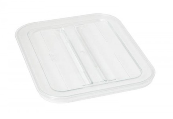 Rieber Flachdeckel GN 1/2 transparent aus Polycarbonat