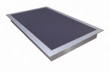 Weisser Glaskeramik Warmhalteplatte CWP 60 E