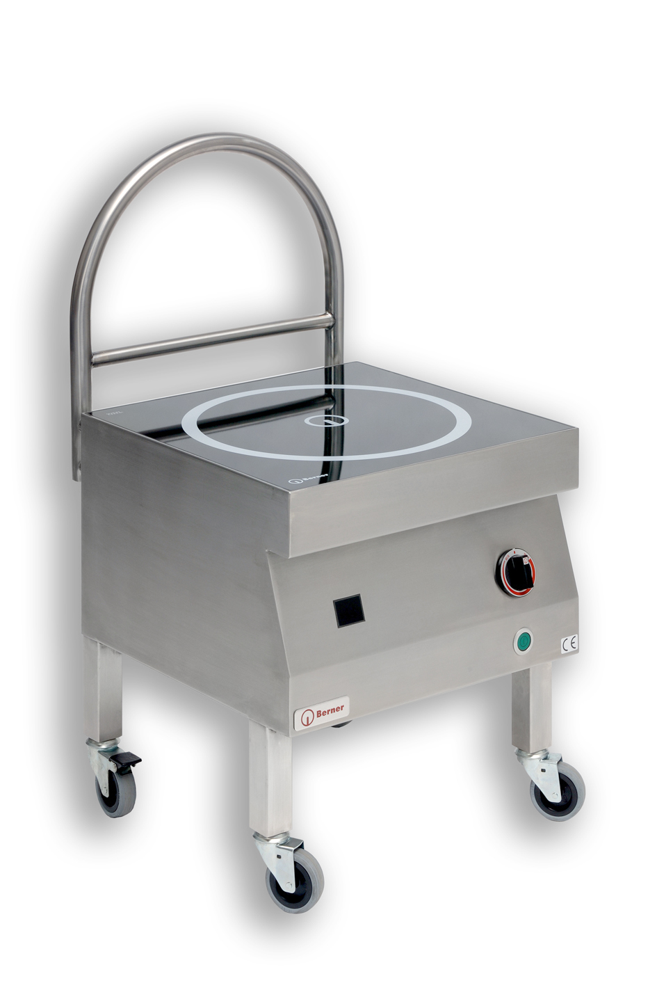 Berner Hockerkocher Induktion Kompakt BIHKR9 fahrbar