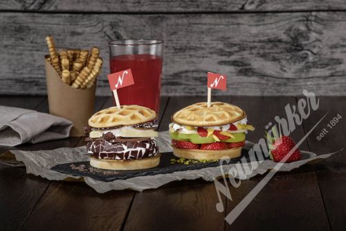 Neumärker Neumärker Waffel-Burger Wechselplatten für Thermocook®