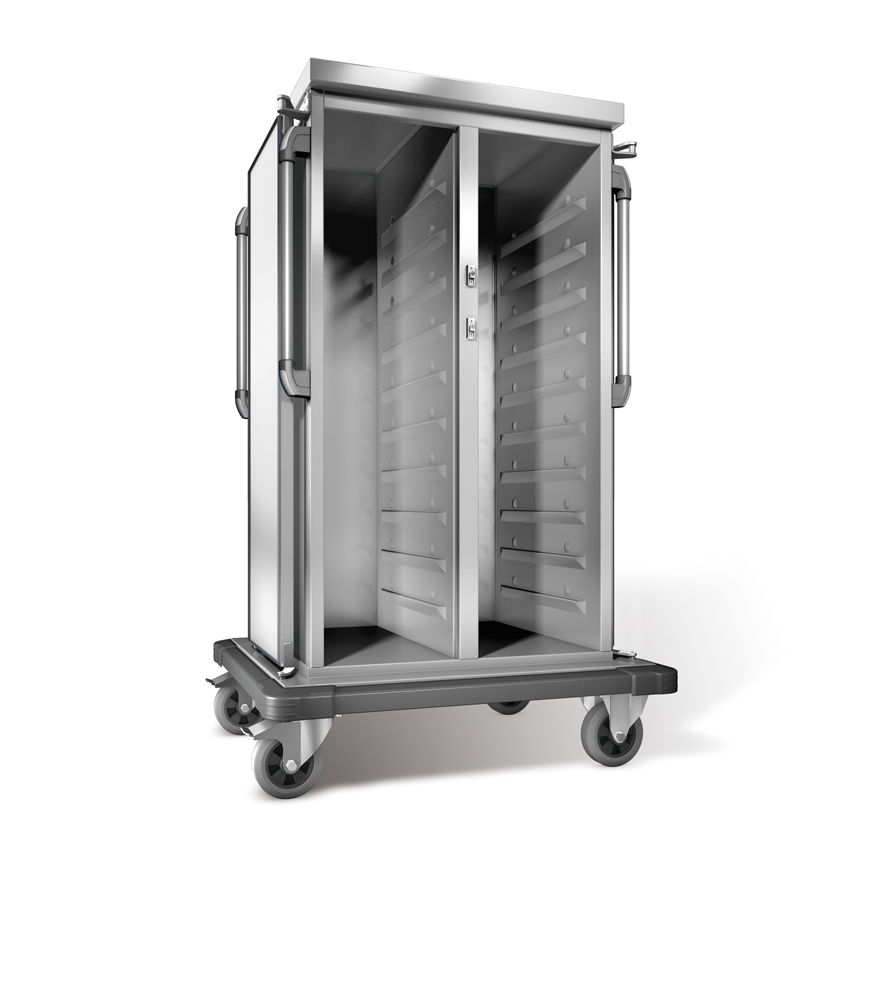 B.PRO Tablett Transportwagen TTW 20-115 DZG doppelwandig